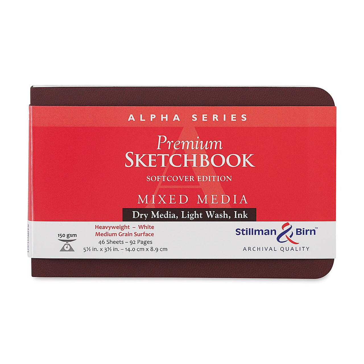 Stillman & Birn Alpha Series Sketchbook - 3-1/2" x 5-1/2", Soft Cover, 46 Sheets